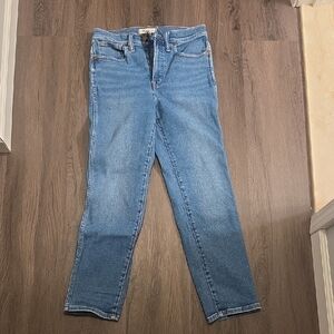 Madewell Straight-Leg Jeans in Medium Blue Wash